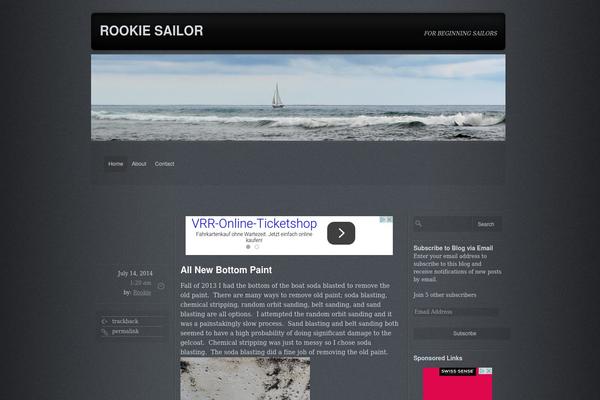Grey Opaque theme site design template sample