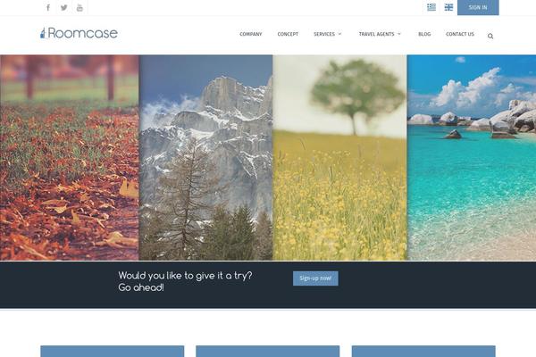 evolve theme site design template sample
