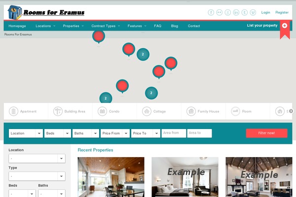 Properta theme site design template sample