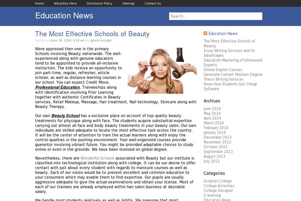 NewTek theme site design template sample
