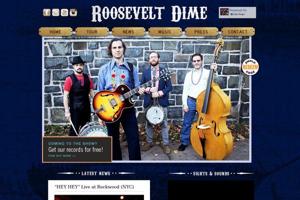 rooseveltdimemusic.com site used Roosevelt