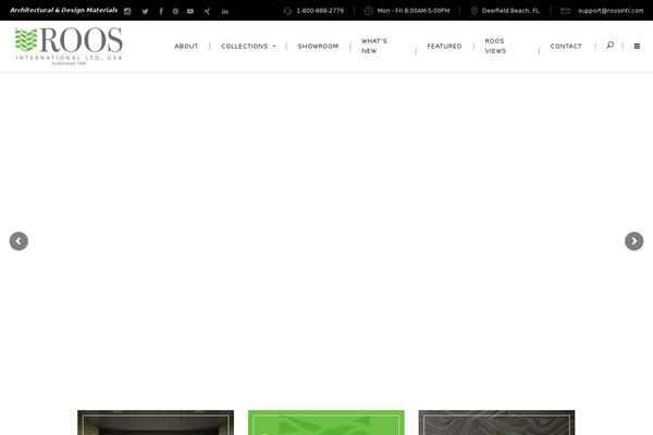 roosintl.com site used Roos