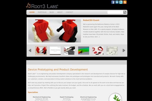 WP-Creativix theme site design template sample