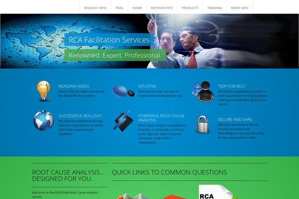 Infinite theme site design template sample