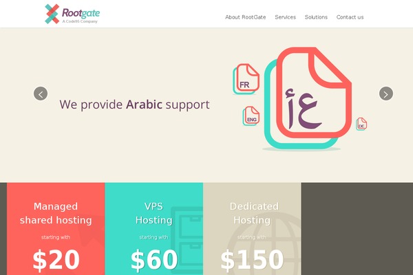rootgate.com site used Old2-rootgate-frontend