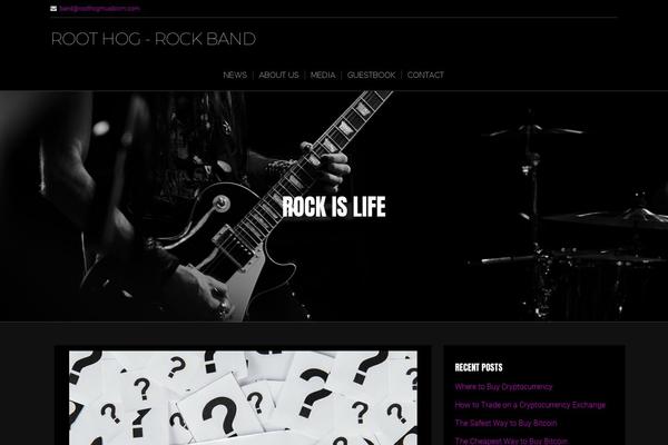 Site using Organic-customizer-widgets plugin