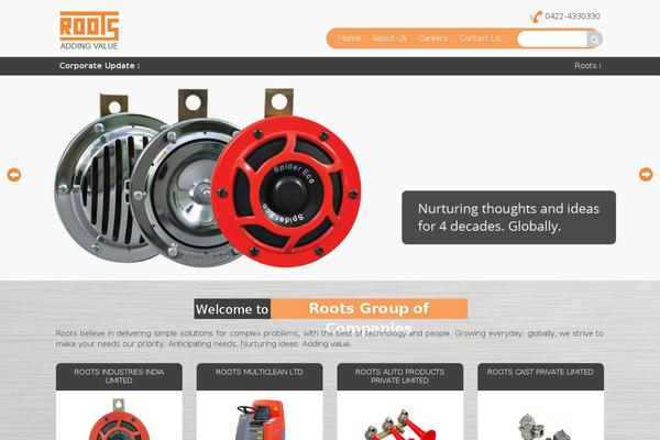 rootsindia.com site used Roots