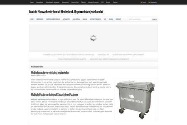 WP-Clear theme site design template sample