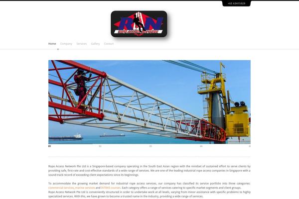 Folioway theme site design template sample
