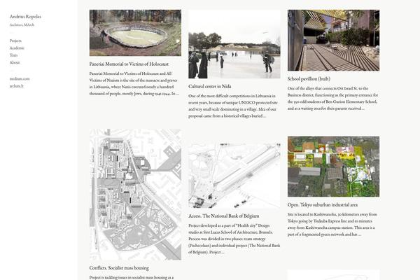 Touchfolio theme site design template sample
