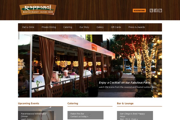 Gusteau theme site design template sample