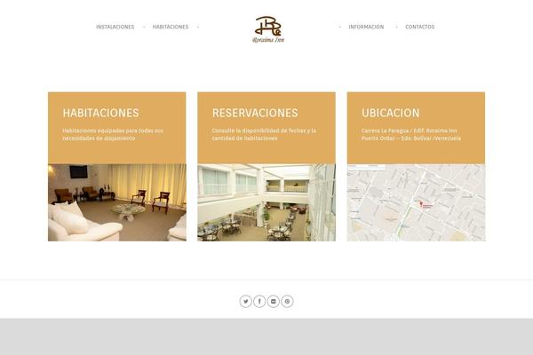 Parker theme site design template sample