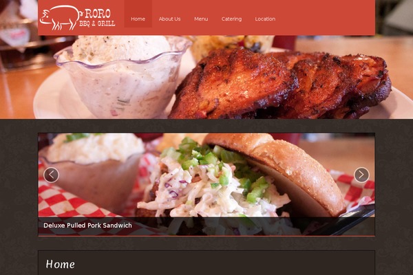 Gdrestaurant theme site design template sample