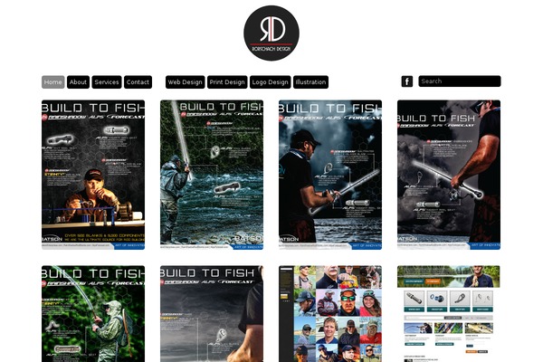 Grid Theme Responsive theme site design template sample