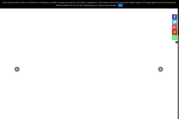 Site using Super Socializer plugin