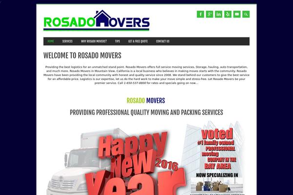 Magazino theme site design template sample