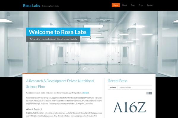 Venture theme site design template sample