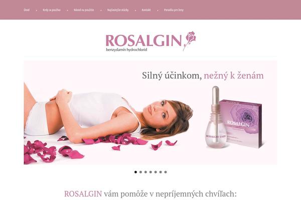 rosalgin.sk site used Rosalgin