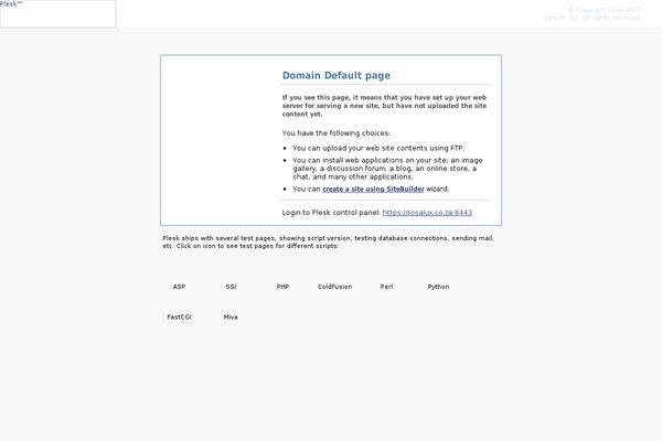 Test theme site design template sample
