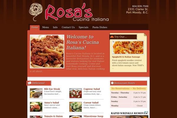 rosascucina.com site used Gourmet
