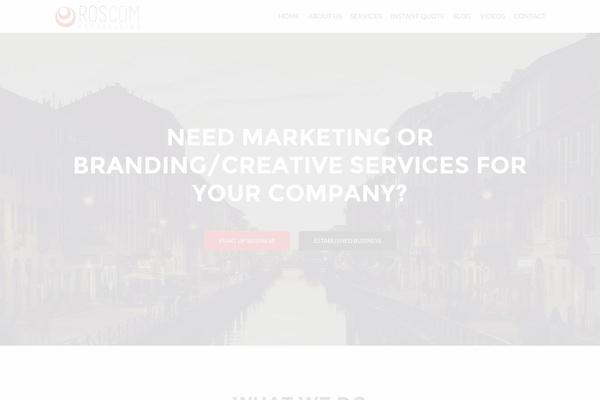 Zerif Lite theme site design template sample