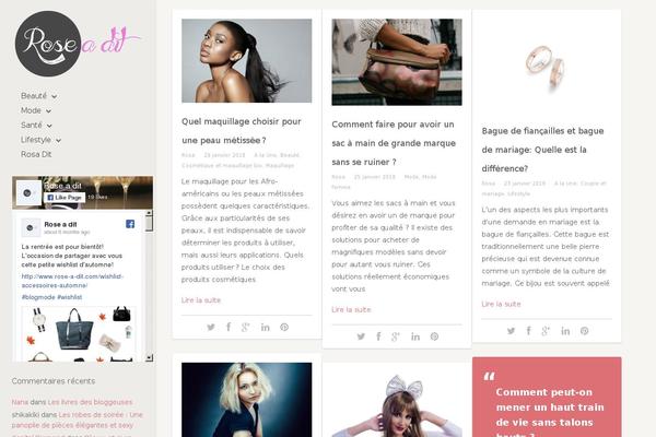 rose-a-dit.com site used Smoothie