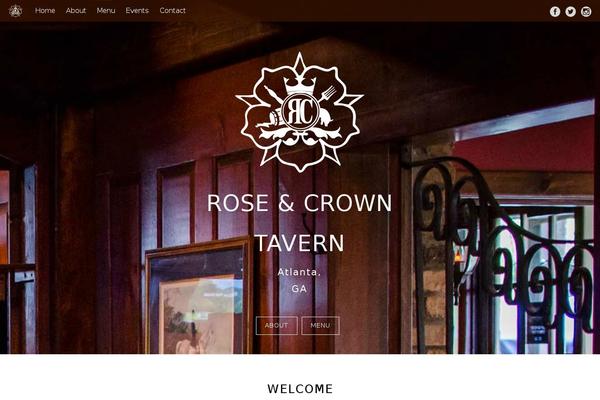 Tesseract theme site design template sample