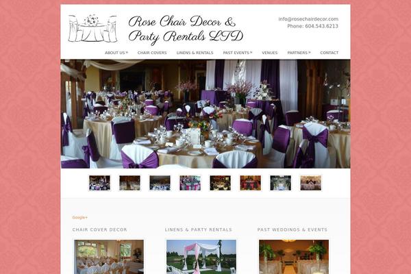 Dandelion theme site design template sample