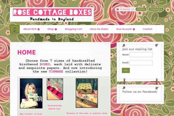 Site using Facebook Widget plugin