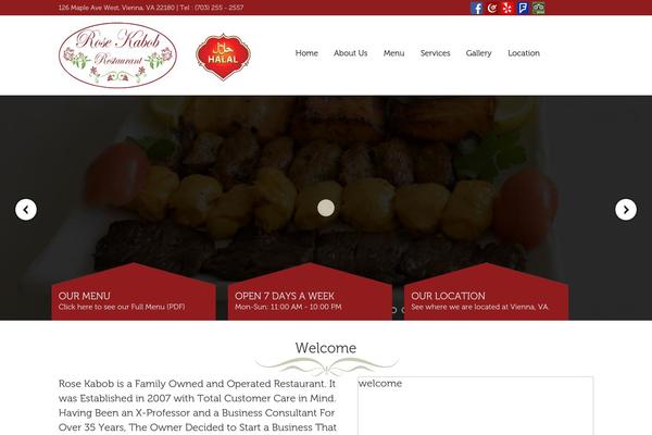 Site using Easy-restaurant-menu-manager plugin