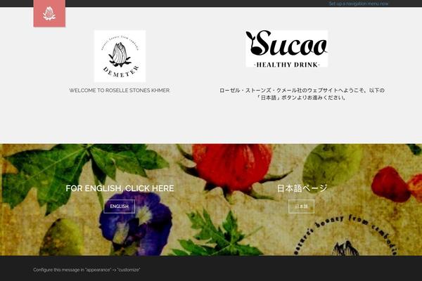 Frost theme site design template sample