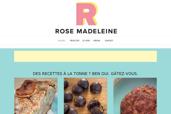 Vogue theme site design template sample