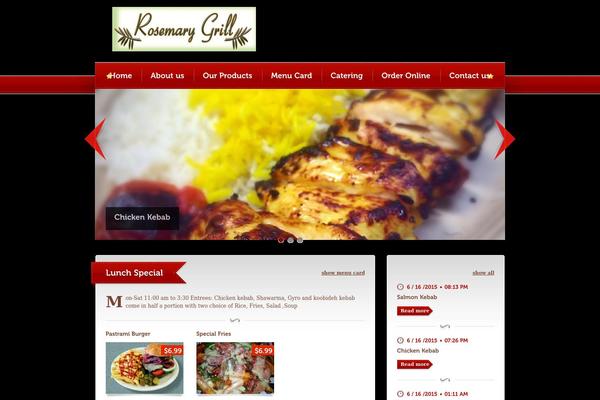 Bordeaux theme site design template sample