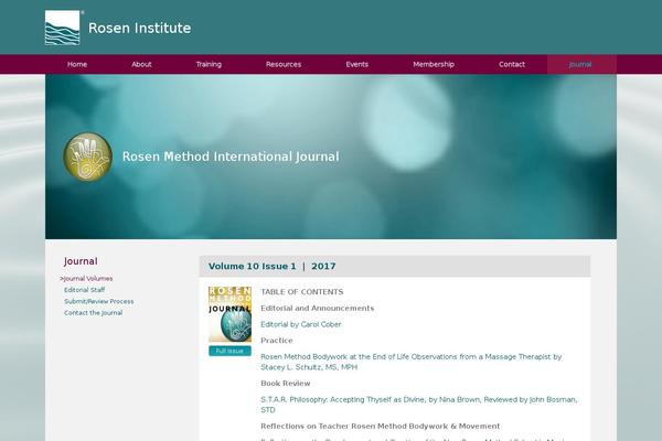 rosenjournal.org site used Rosen