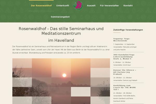 Kriya theme site design template sample