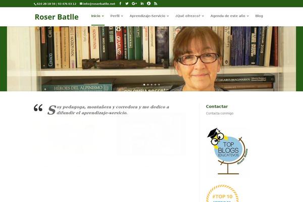 Divi Child theme site design template sample