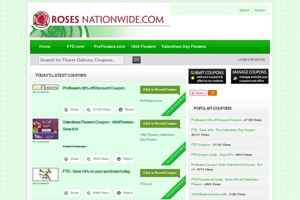 Couponpress theme site design template sample
