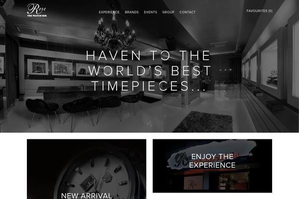 Rose theme site design template sample