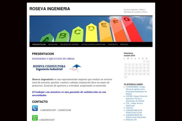 Twenty Ten theme site design template sample