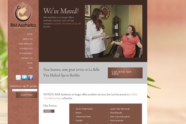 rosevilleaesthetics.com site used Ambrosia-hq