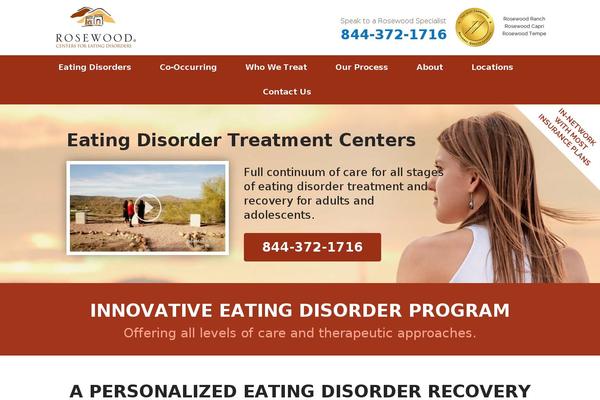 Rosewood theme site design template sample