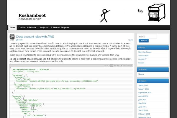 Site using Crayon Syntax Highlighter plugin