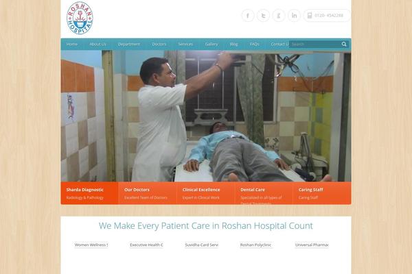 roshanhospital.org site used Roshan