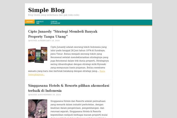 Thesis theme site design template sample