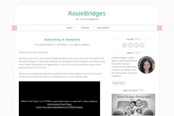 Sugar and Spice theme site design template sample