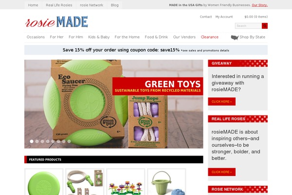 rosiemade.com site used Start Magazine