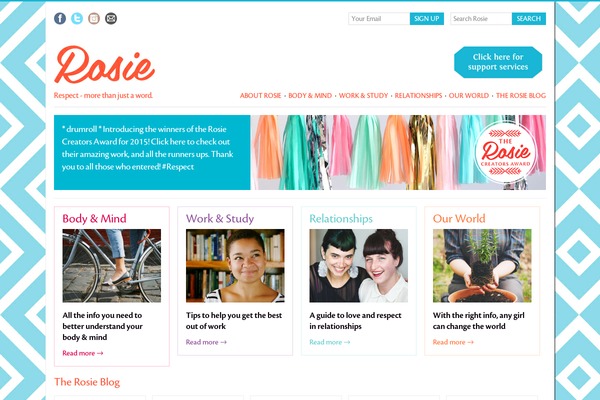 Magnitude theme site design template sample