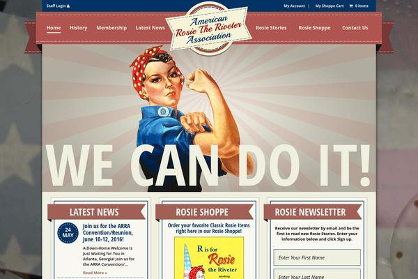 ROSIE theme site design template sample
