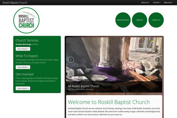 roskillbaptist.com site used Wordpress-bootstrap-v2.1
