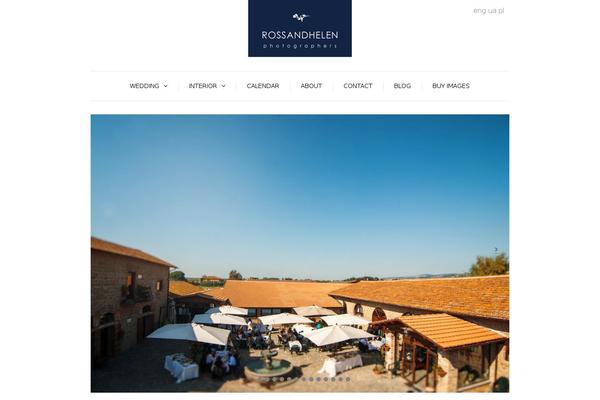 Milana theme site design template sample